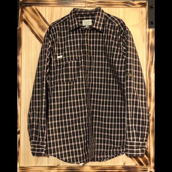 Cabelas Button Up Black XL - Picture 1 of 13